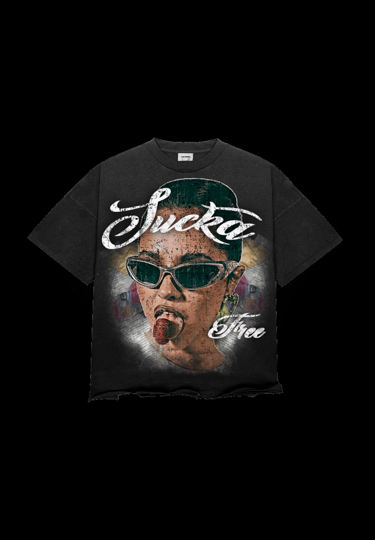 Sucka Free Heavyweight tee Black & White